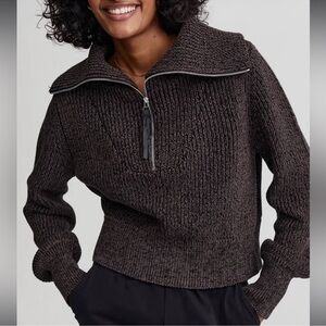 Varley Mentone Half-Zip Knit Pullover purchased at Evereve, size Medium